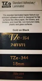 Brother TZE Laminated tapes