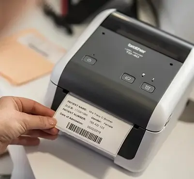 Brother TD4420DN, and TD4550DNWB Thermal Label printers